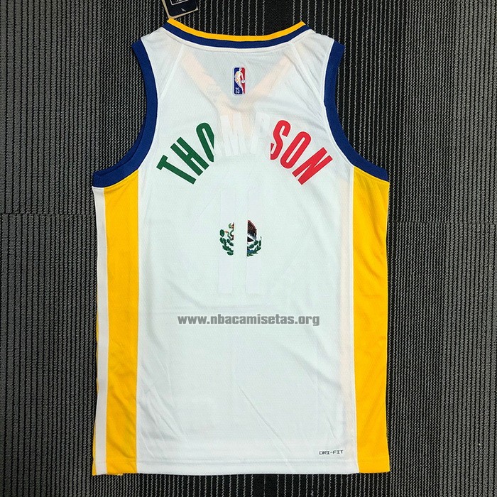 Camiseta Golden State Warriors Klay Thompson NO 11 2022 Slam Dunk Special Mexico Edition Blanco